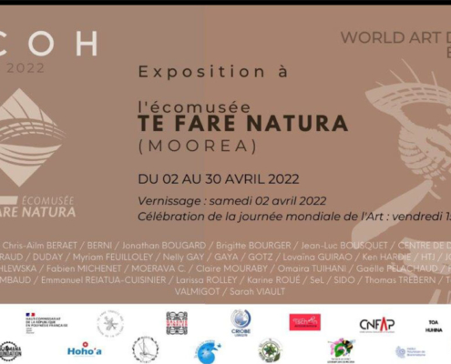 3ème édition Echo World Art Day – Te Fare Natura (Moorea) | Tahiti